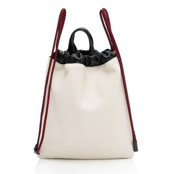 Gucci Leather Logo Drawstring Backpack - Picture 3 of 15